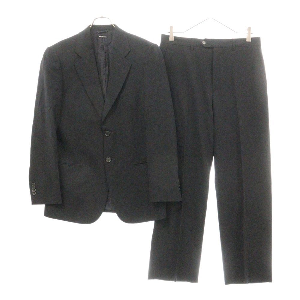 GIORGIO ARMANI (ジョルジオアルマーニ) BORGO 21 2Bテーラードジャケット スラックスパンツ セットアップ スーツ ブラック