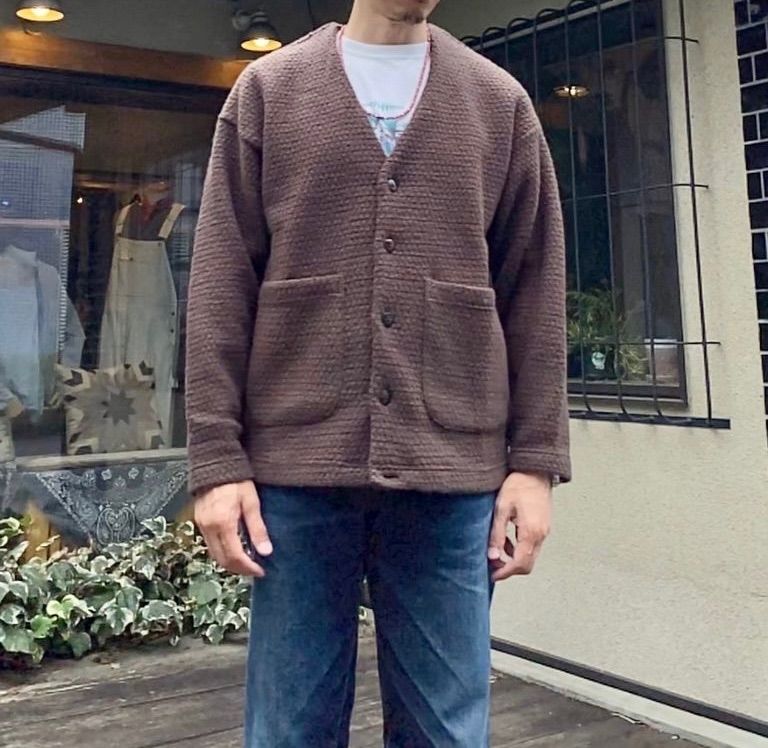 新品未使用品　Nasngwam.  WALL CARDIGAN / BROWN　Mサイズ