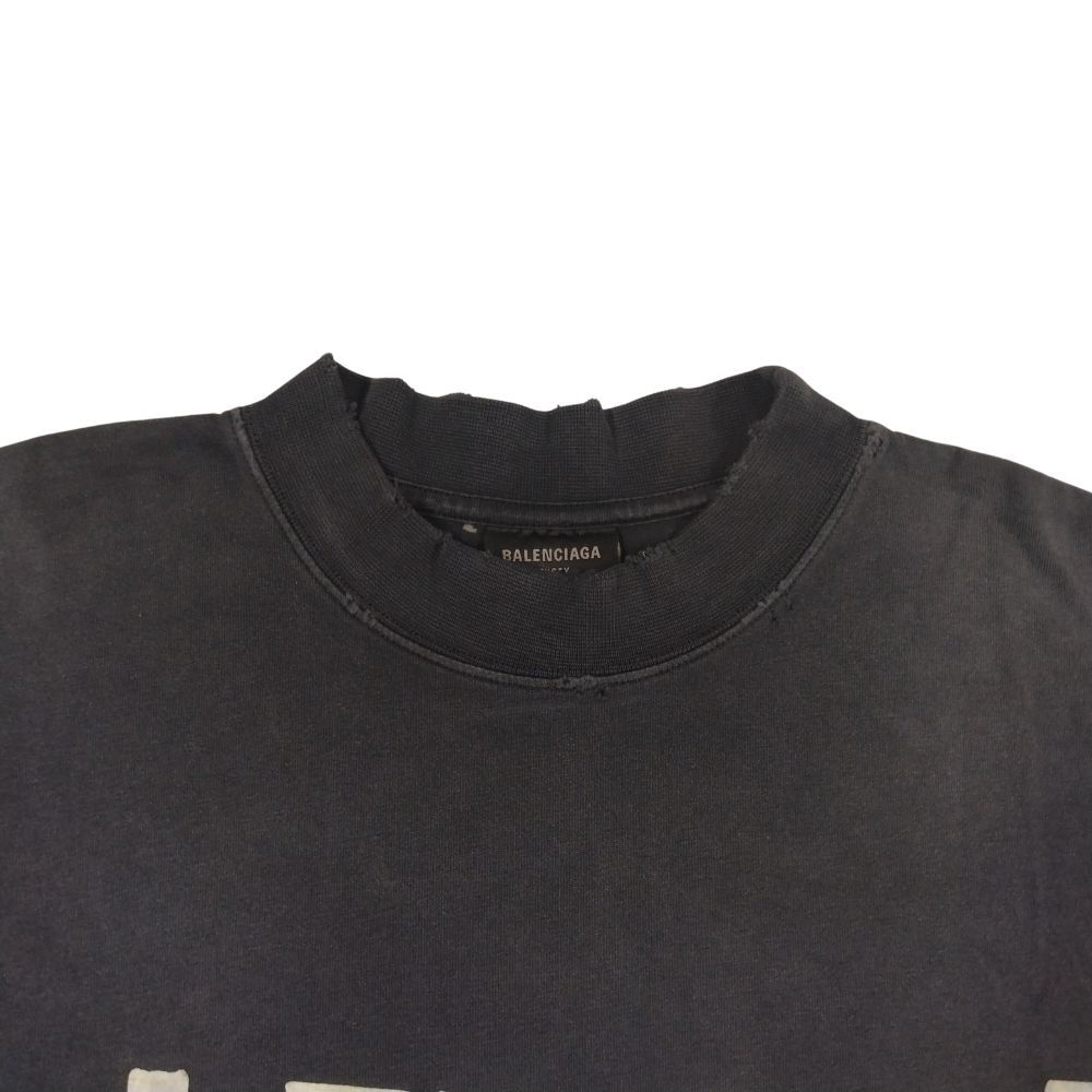 BALENCIAGA バレンシアガ 品番 739784 Tape Type ダメージ加工 テープタイプ ロゴ Tシャツ 半袖 サイズ XS 正規品 /  35176 - メルカリ