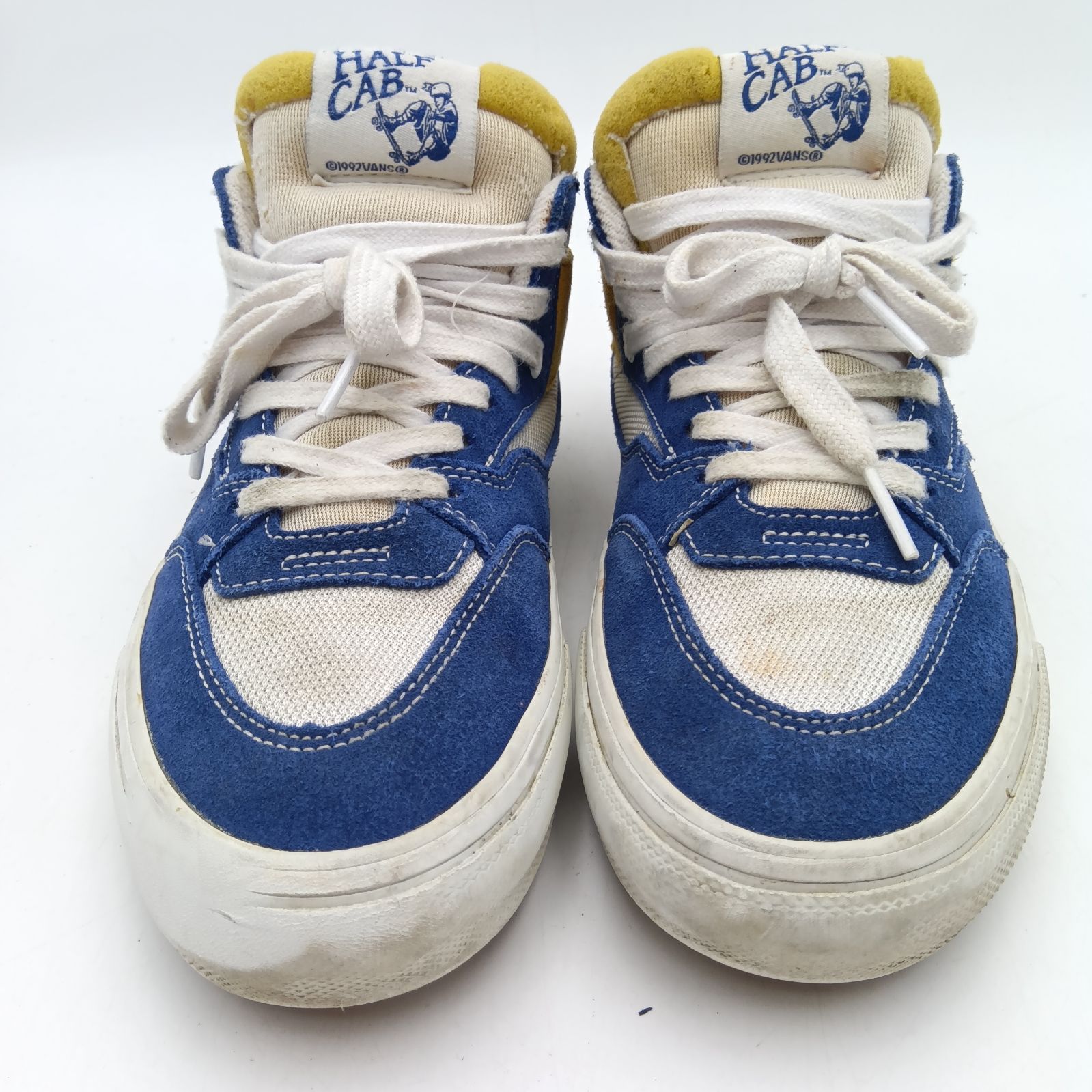 【ilon】VANS HALF CAB 青 スニーカー　24cm VANS バンズ ヴァンズ スニーカーHALF CAB ハーフキャブ (CANVAS