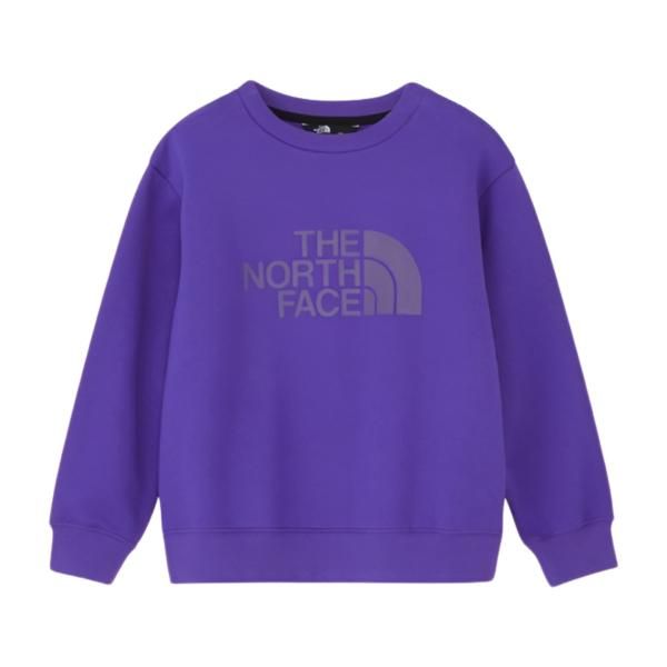 THE NORTH FACE ノースフェイス スウェットグラフィッククルー キッズ 裏起毛 スウェット トレーナー パープル