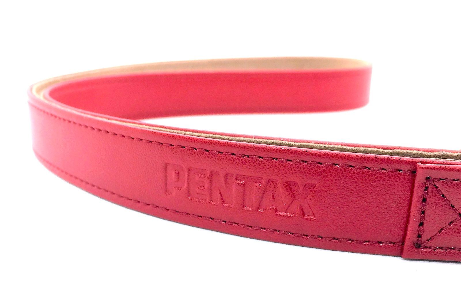 PENTAX 純正 赤ストラップ 幅2センチ 新品未使用!! Q-s1・Q7等