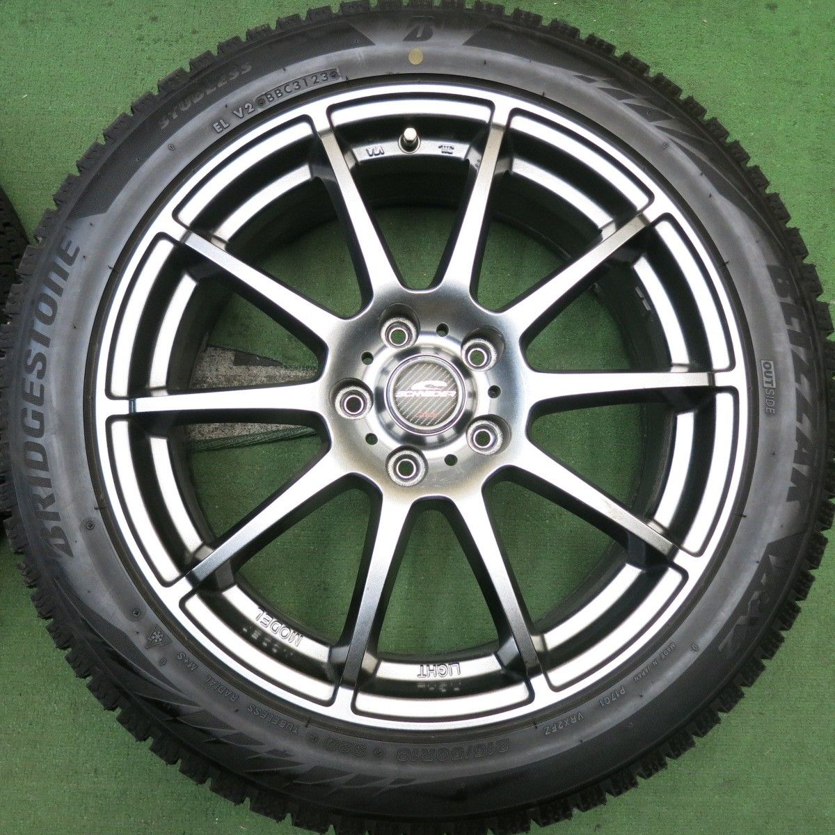 バリ溝 23年 キレイ 9.5分 スタッドレス 215 50R18 ブリヂストン ブリザック VRX2 SCHNEIDER シュナイダー 18インチ PCD114.3 5H 5092009HAス FFCRYSTALESIA_COM