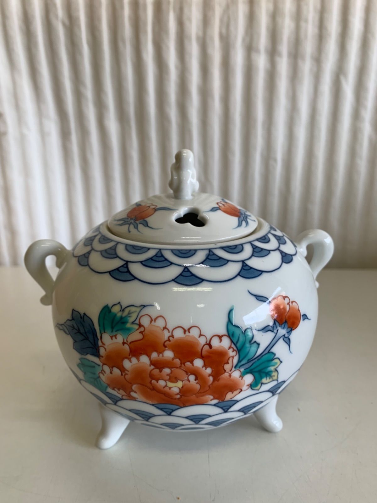 【有田鍋島焼 秀山作】香炉 アンティーク 新品未使用品 m95046007300_1.jpg?1670323697