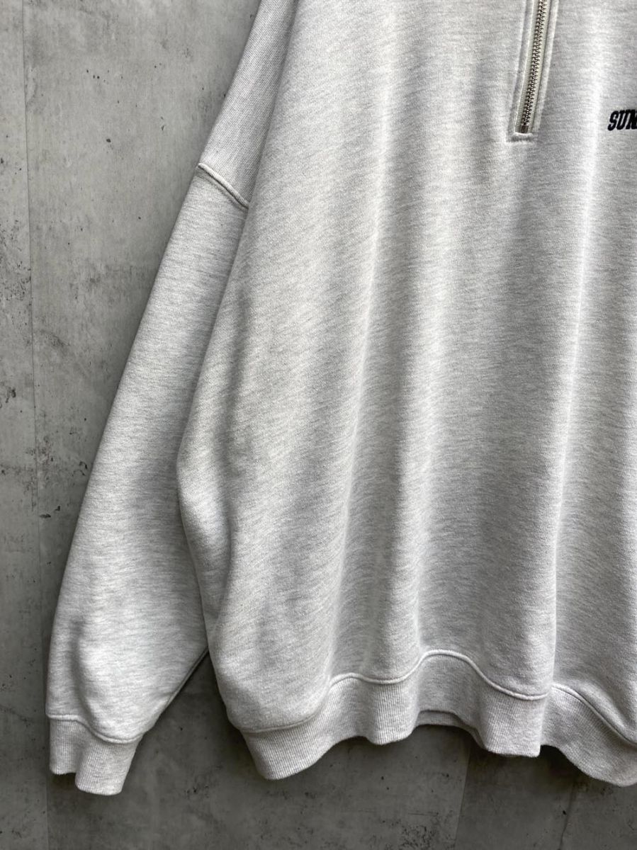 サンデースケートクラブハーフジッププルオーバー裏ボアフリースブルゾンビッグサイズ