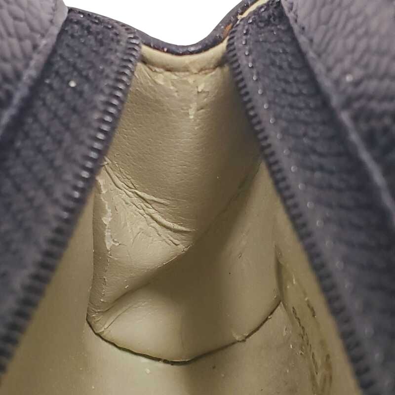 CHANEL シャネル キャビアスキン ポーチ A13500 ブラック レザー  