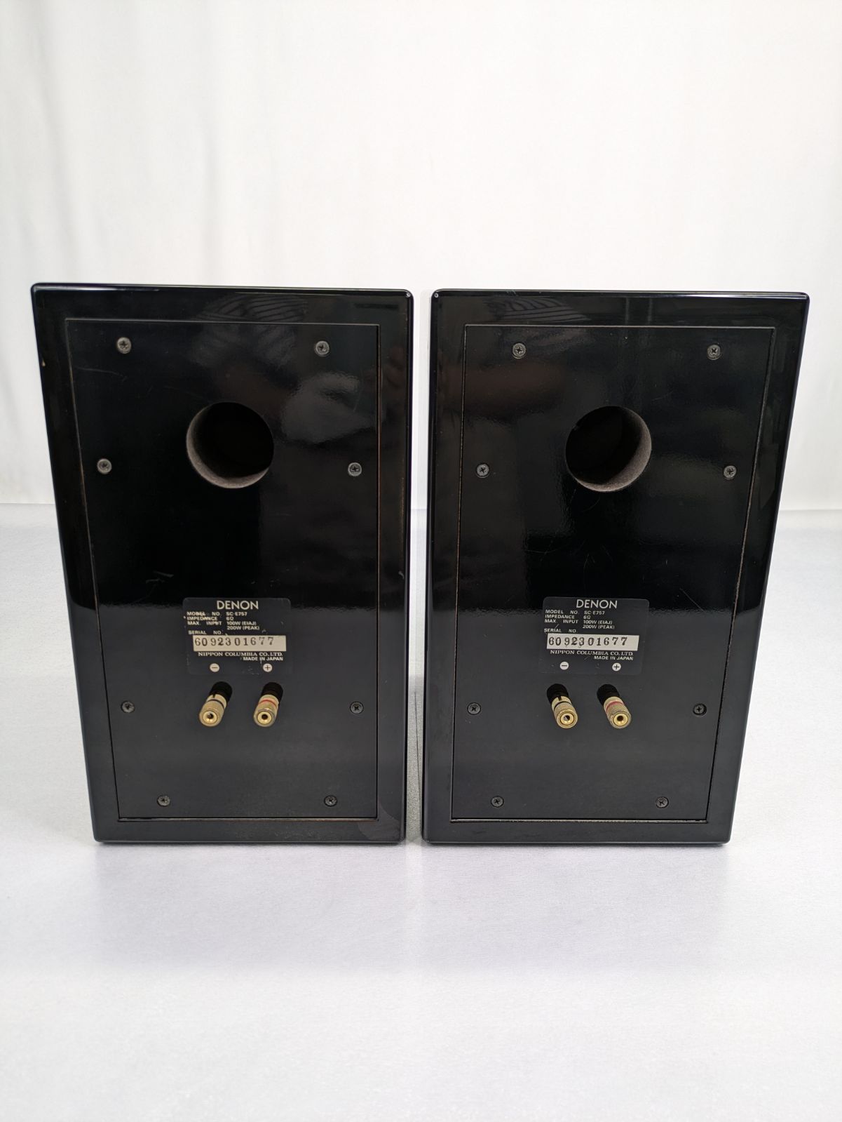 denon デノン　sc-E757 スピーカー　動作良好品 denon デノン sc-E757 スピーカー 動作良好品 動作良好】DENON