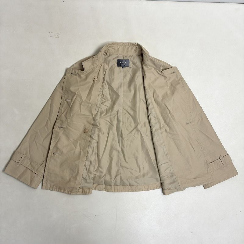 ジュンコシマダ ベージュ モッズコート　トレンチコート　ジャケット　42 ◇ JUNKO SIMADA ジュンコシマダ トレンチコート 49AV. ショート