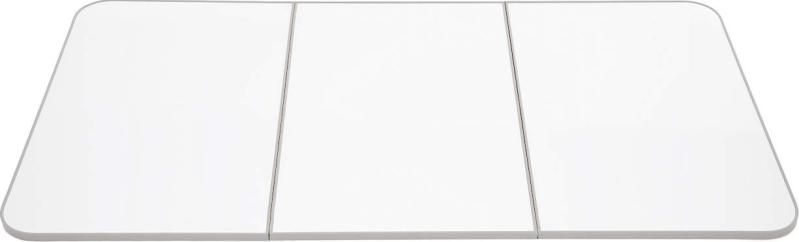 東プレ 組合せ式 冷めにくい風呂ふた ECOウォームneo 3枚割 L12 エッジ色グレー 73×118cm 本体-ホワイト|ホワイト エッジ-グレー