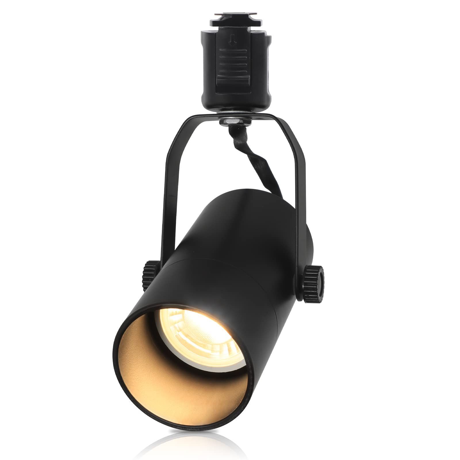 黒・E11_器具*1＋電球色LED電球*1 Dotoy ダクトレール用 スポットライト E11口金 黒 ダクトレール LED電球 E11 60W形相当 電球色 6W 600lm ライティングバー用照明器具 LED電球＋器具セット ledスポット