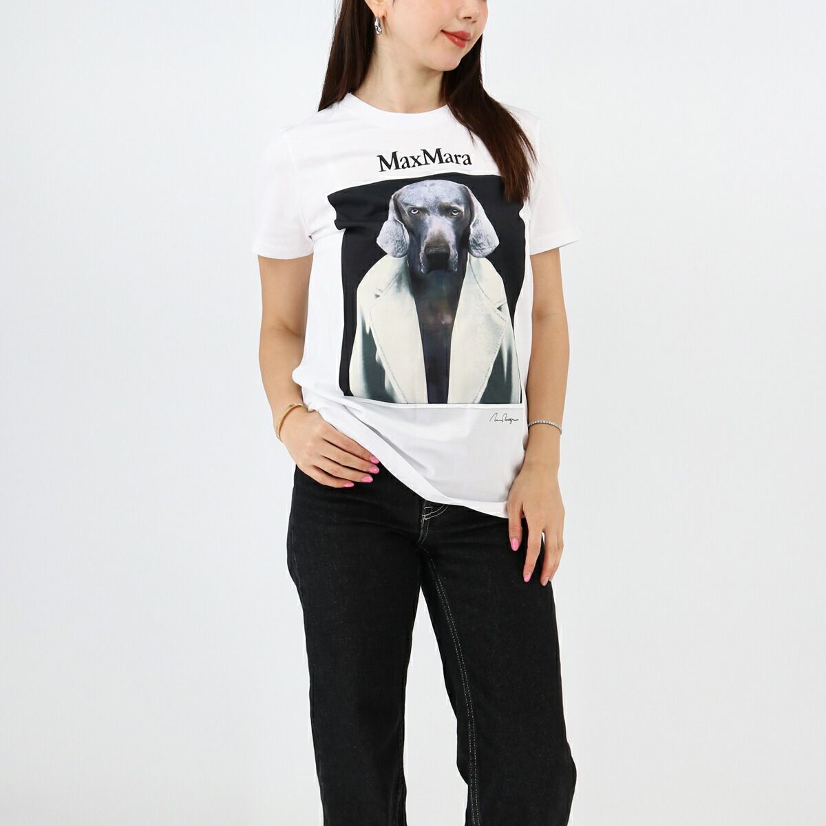 □MAX MARA マックスマーラ Tシャツ CIPRIA チプリア VANILLA