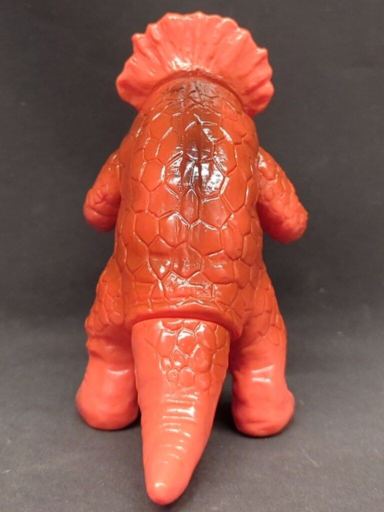 ヤモマーク ヤモマークの大怪獣シリーズ アギラ オレンジ成型 茶 赤 目銀黒