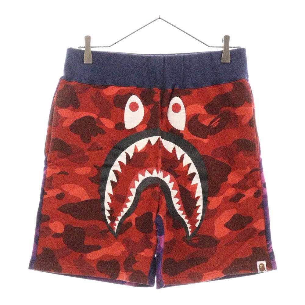 APE BLUE CAMO SHARK シャーク ハーフパンツ ショーツ（APE BLUE