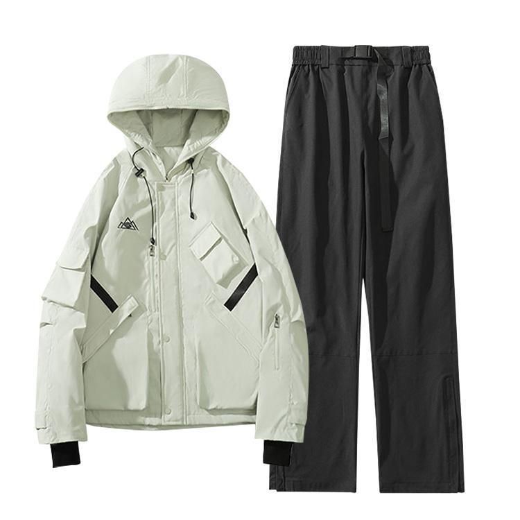 スキーウェア スノーボードウェア 2025 上下セット 男女兼用 おしゃれ 冬 暖かい ゆったり ZYP42 入荷
