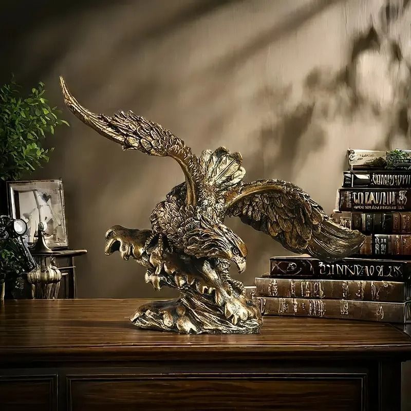 流木　鷹　レジン加工済み 置物 流木 鷹 レジン加工済み 置物