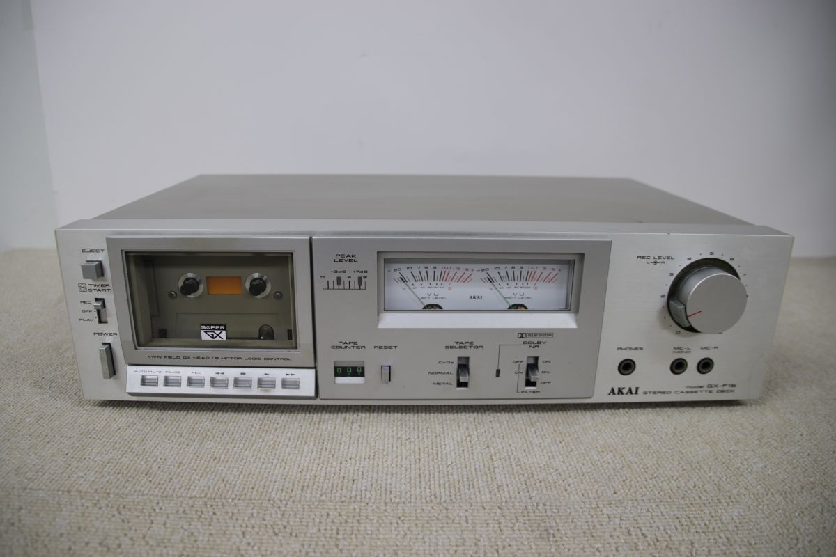 Akai アカイ GX-F15 Cassette Deck カセットデッキ |6800
