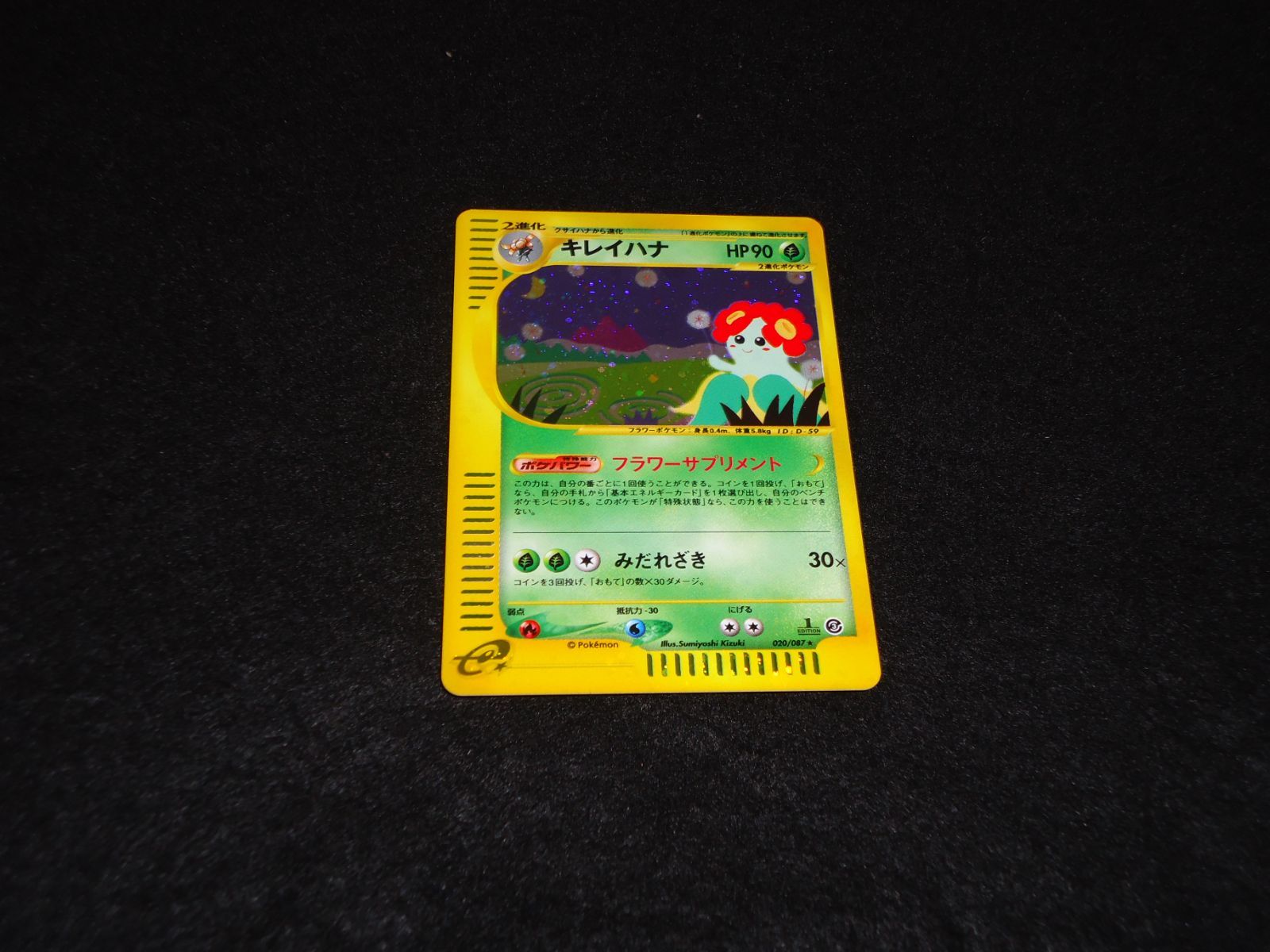 ポケカ　キレイハナ　フラワーサプリメント　カードe ポケカ キレイハナ フラワーサプリメント カードe