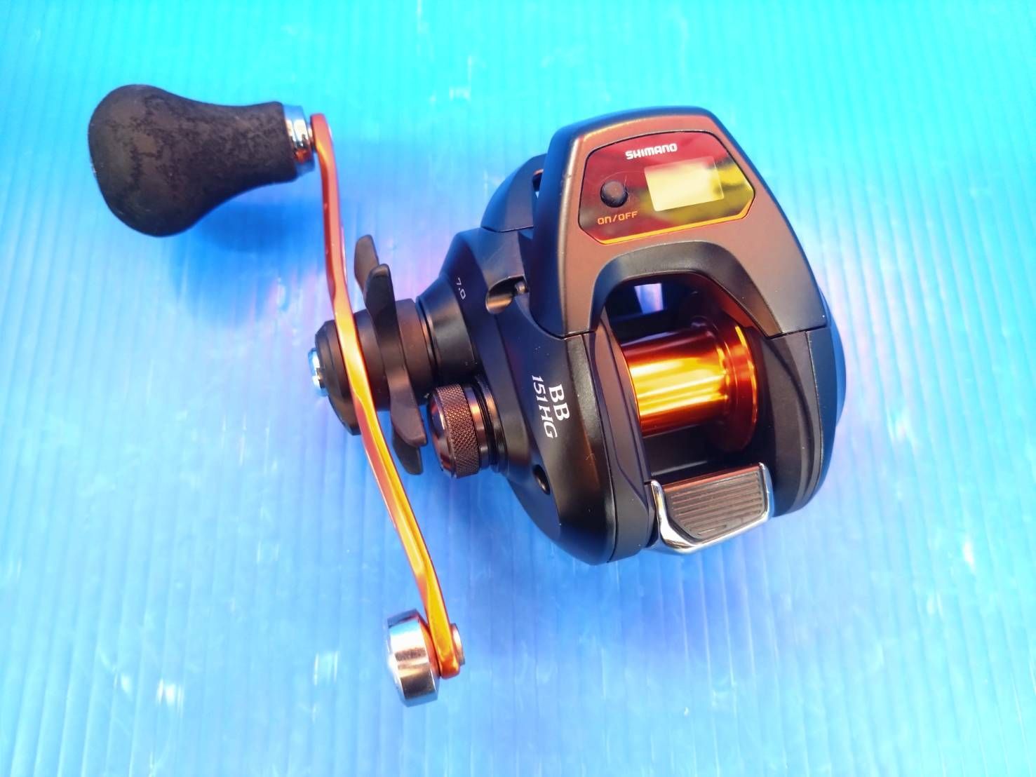 サマーセール シマノ 21バルケッタBB 151HG ベイト カウンターリール 左ハンドル 回転良好 03