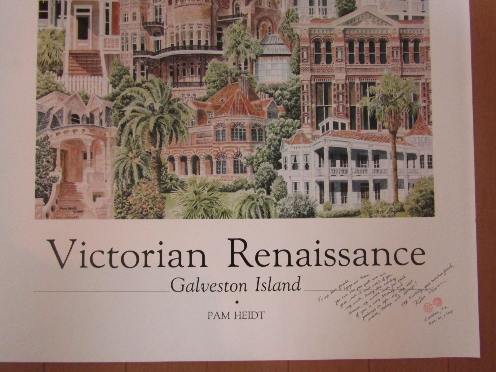大型ポスター　Victorian Renaissance　ビクトリアン・ルネッサンス　ガルベストン島　91x61cm-2