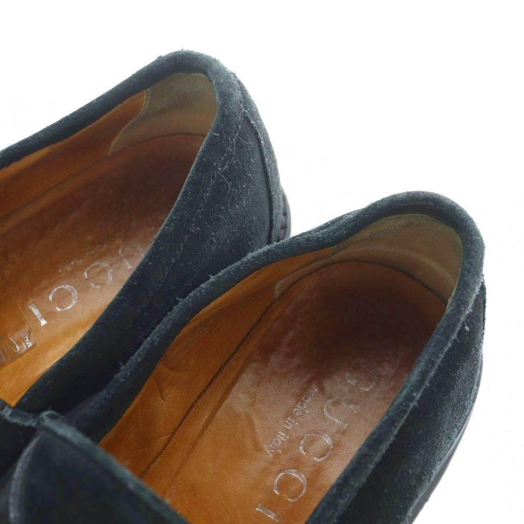 グッチ GUCCI ローファー シューズ ホースビット スエード 39