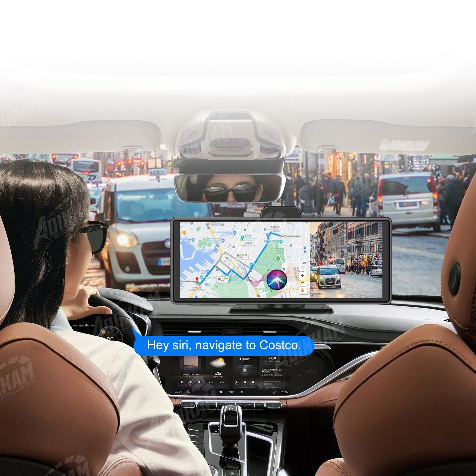 10.26IPS液晶搭載カーナビ SD付 ドラレコバックカメラオーデイオ取付  