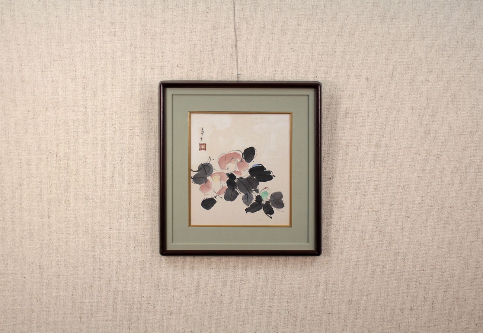田辺三重松『椿』水彩画【真作保証】 絵画 田辺三重松『椿』水彩画【真作保証】 絵画 - メルカリ