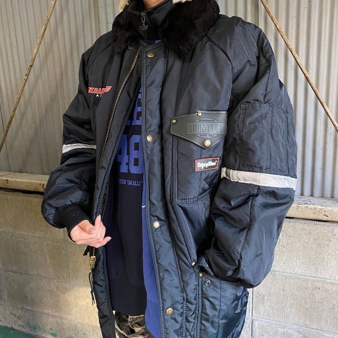00年代 RefrigiWear リフリッジウェア IRON-TUFF ワークウエア メンズL 
