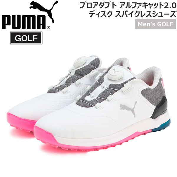 プーマ PUMA プロアダプト アルファキャット 2.0ディスク PUMA White ゴルフシューズ