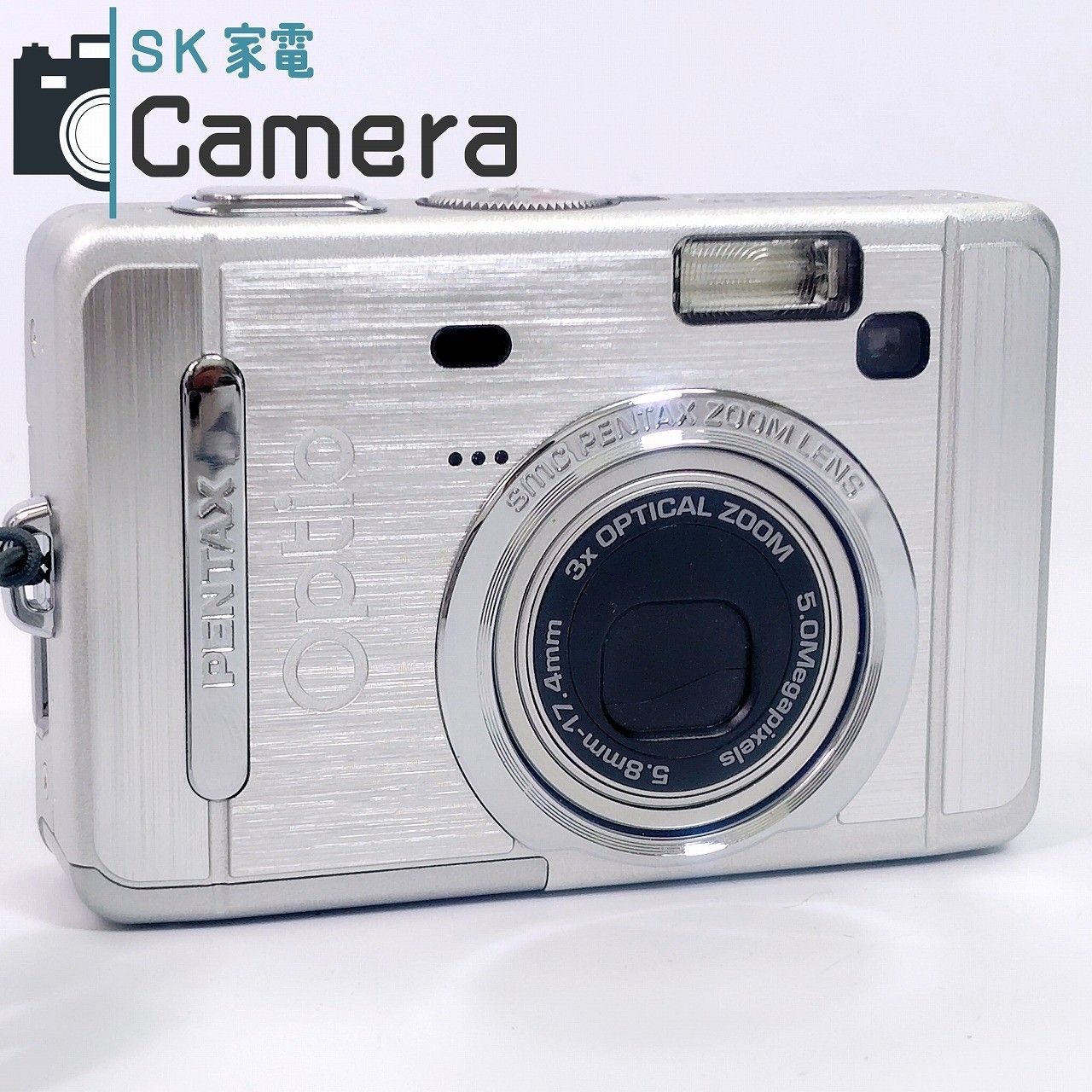 中古】 PENTAX Optio S50 コンパクトデジタルカメラ 単三電池で動き 
