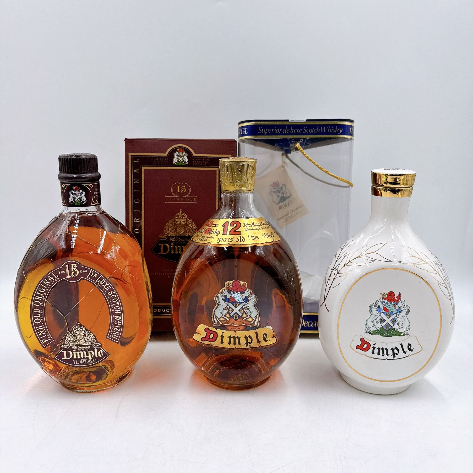 未開栓】3点まとめ Dimple ディンプル 1000ml×2本 750ml×1本 12