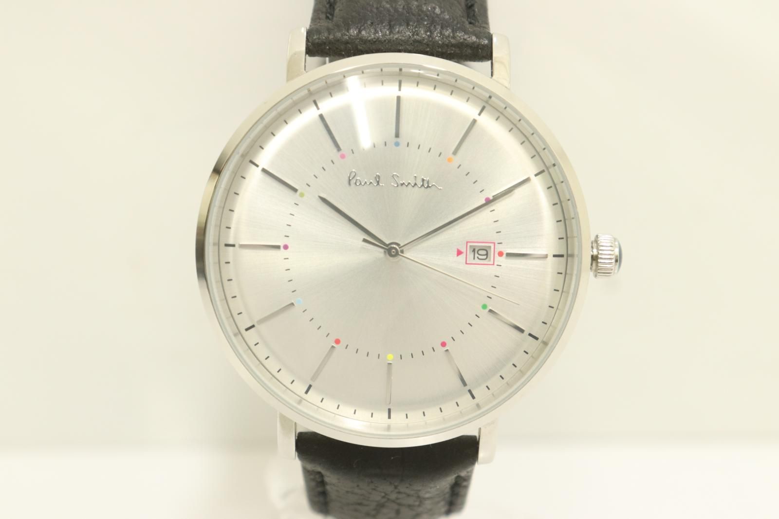 Paul Smith メンズ腕時計 -- メンズ腕時計 Paul Smith -- 黒 ブラック ロゴ P10081