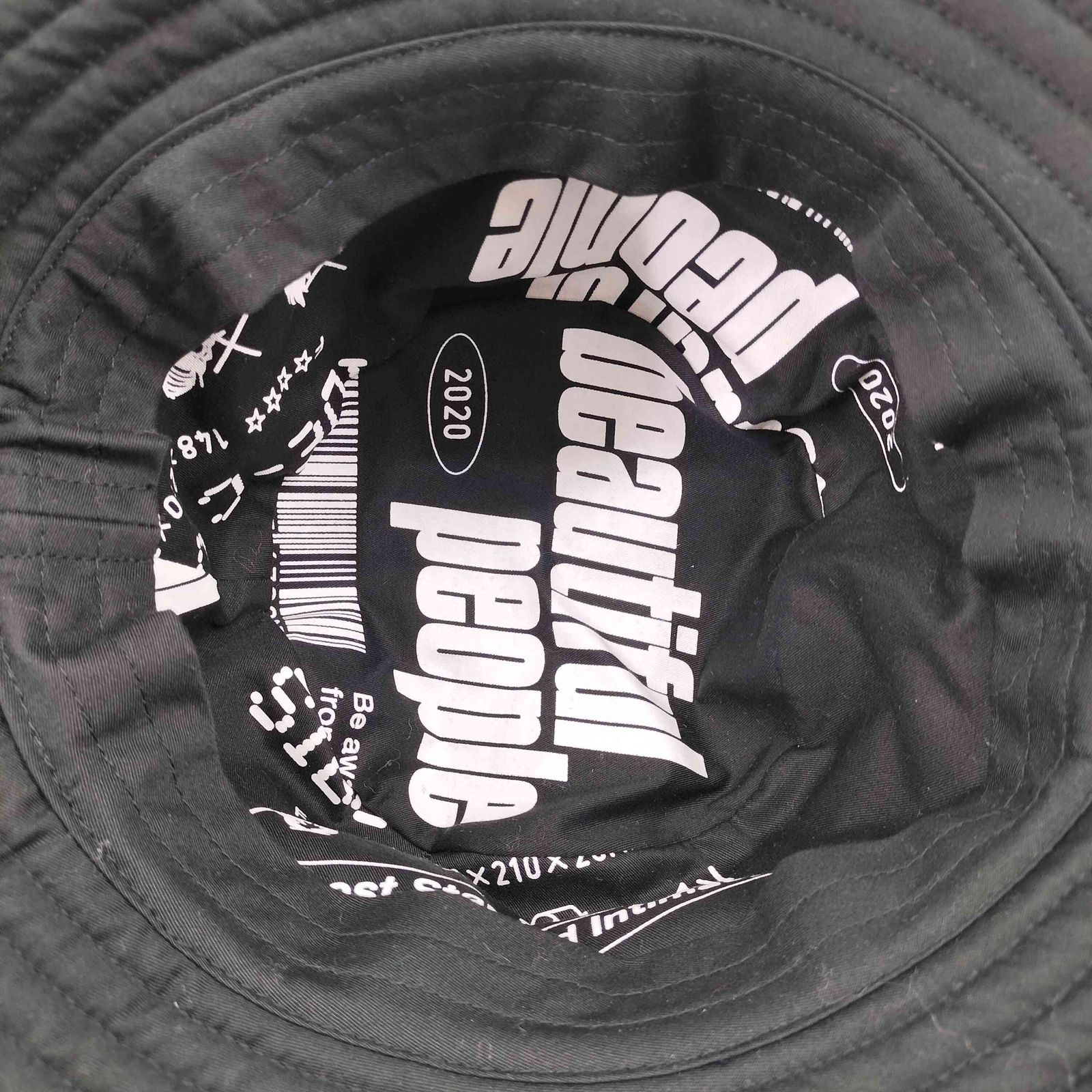 beautiful people ブラック バケットハット beautiful people (ビューティフルピープル) linen calender