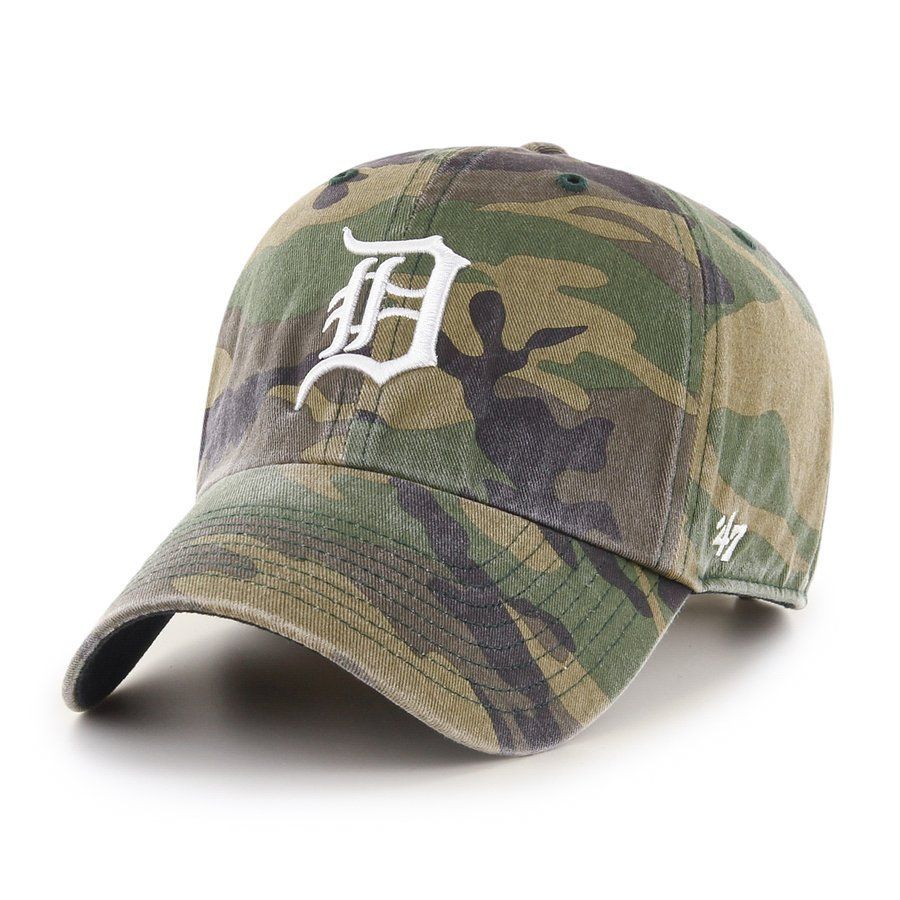 47brand キャップ デトロイト・タイガース Camo '47 メンズ レディース フォーティーセブン ブランド CLEAN UP カモ柄 【MB】
