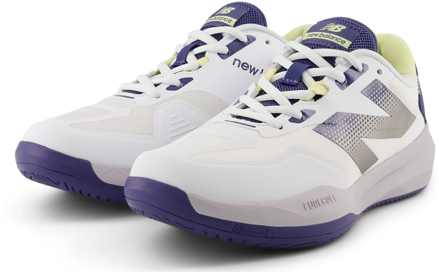 ニューバランス New Balance テニス FUELCELL 796 V4 H フューエルセル WHITE テニスシューズ レディース 部活 クラブ活動 オールコート 衝撃吸収 クッション性 軽量  WCH796T4D WHITE