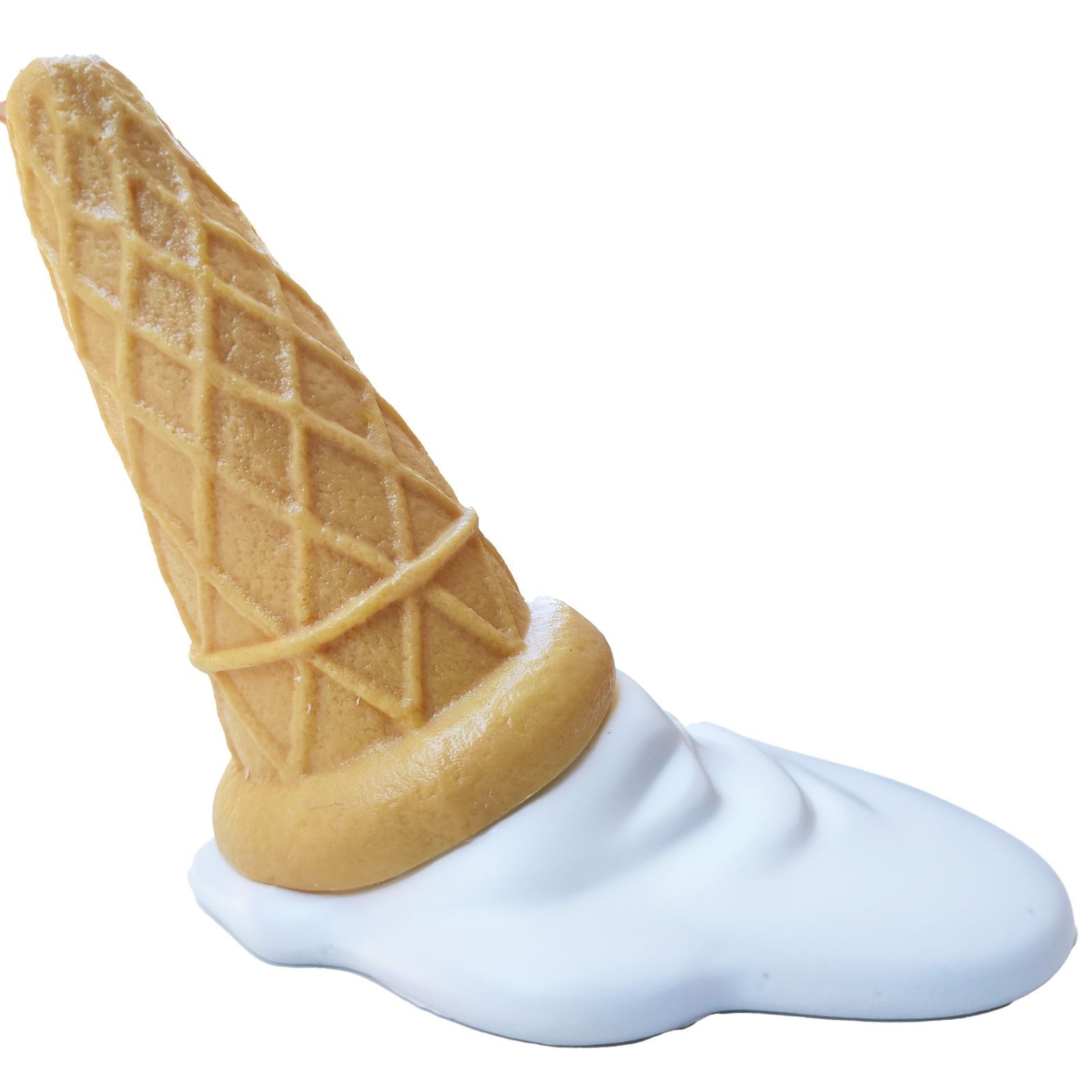 オブジェ 置物 溶けているアイスクリーム ソフトクリーム インテリア