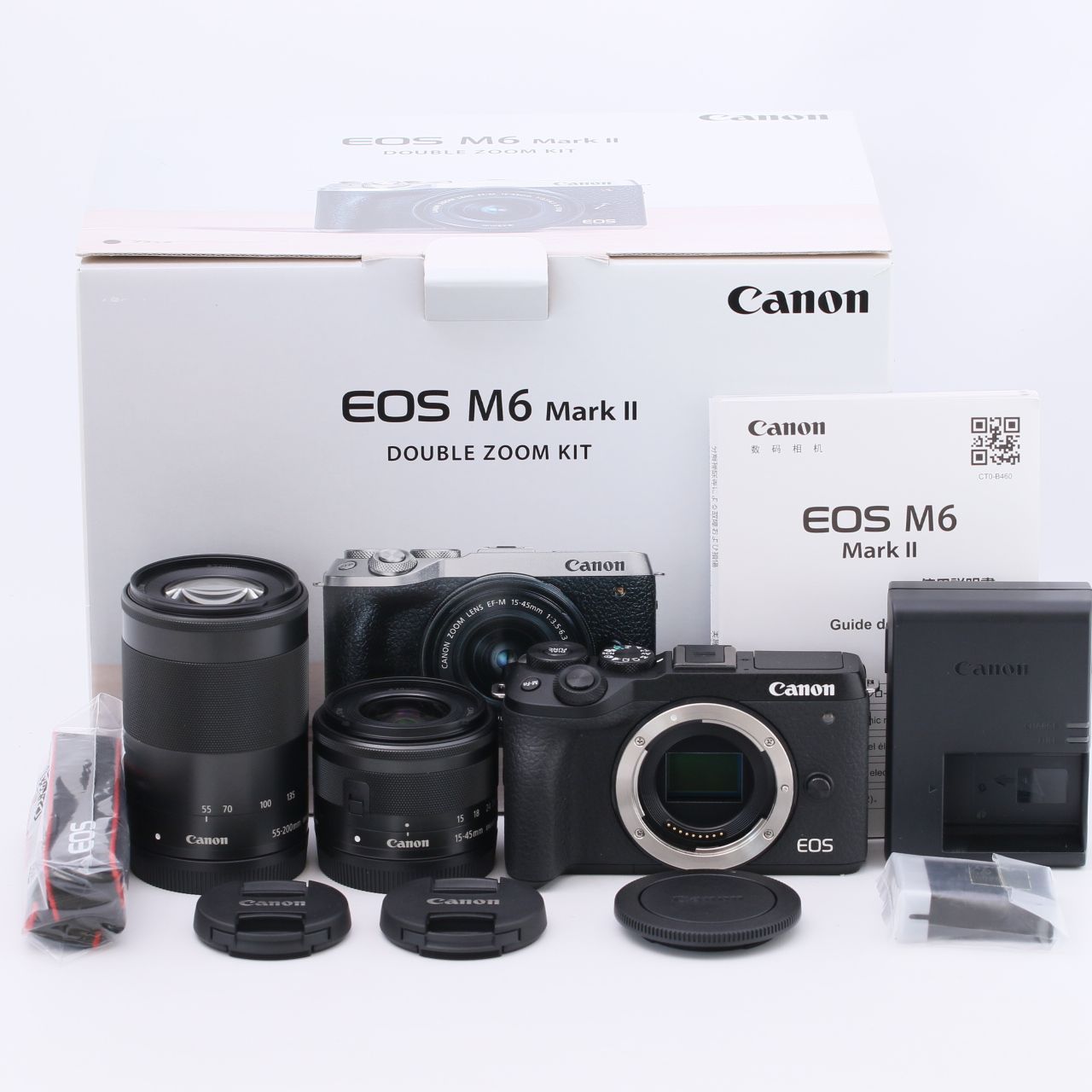 Canon EOS M6 Mark II ダブルズームキットEOSM6MK2BK - メルカリ