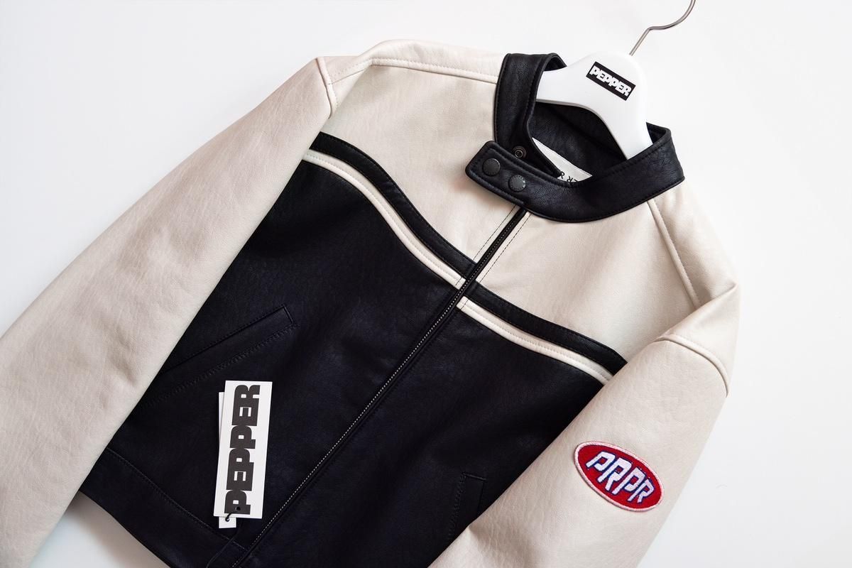 ペッパーペッパー バイカー ジャケット ジゼル ジェニ 着用 PEPPER ペッパーペッパー バイカー ジャケット ジゼル ジェニ 着用 PEPPER