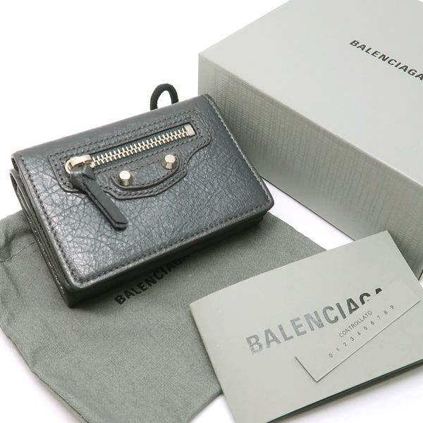 BALENCIAGA ミニウォレット 477455.D940N.1110 クラシック コンパクト 