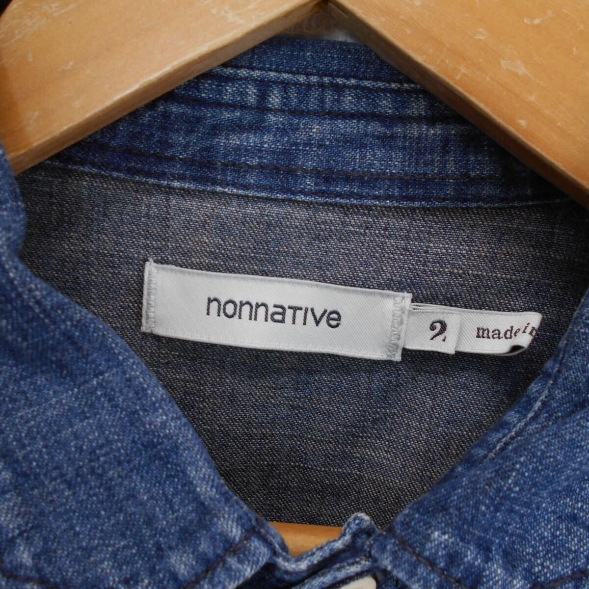 nonnative ノンネイティブ NN-S2412 デニムウエスタン シャツ 長袖 2 10117303