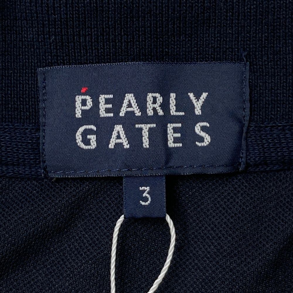 パーリーゲイツ MADE FOR GOLF ポロシャツ ネイビー サイズ0 サイズ：3 PEARLY GATES パーリーゲイツ 半袖ポロシャツ