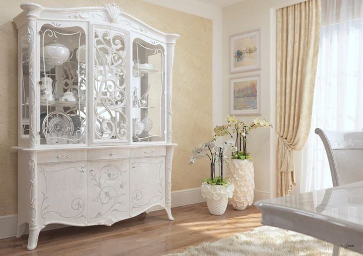 イタリア製　サルタレっリ　サイドボード　アイボリー　家具 サルタレッリ ジュリエッタ 3段チェスト アイボリー サイドボード