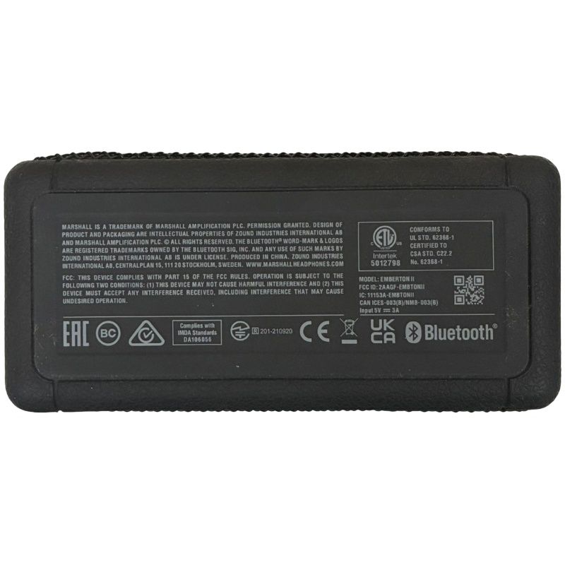  Bluetooth ワイヤレススピーカー Ⅱ ブラック 箱 取説付属 ワイヤレススピーカー スピーカー ウーファー