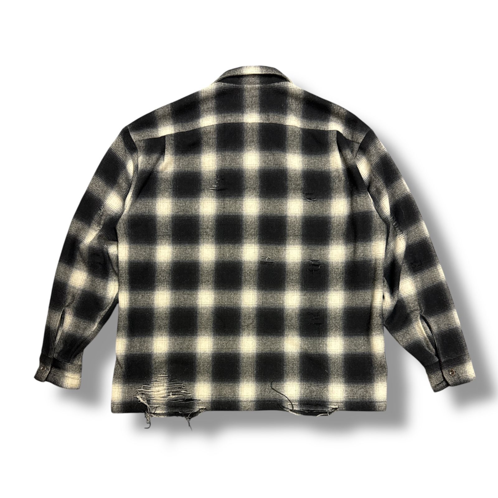McGREGOR 23AW × 久遠 × hxcyyd オープンカラーオンブレチェック