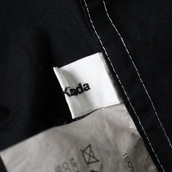 Chika Kisada チカキサダ コットン 変形 再構築 シャツジャケット 1/ブラック【2400013093187】