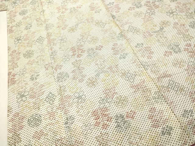 平和屋着物○本場染大島紬 草花文 正絹 逸品 DAAR4504tw - メルカリ 