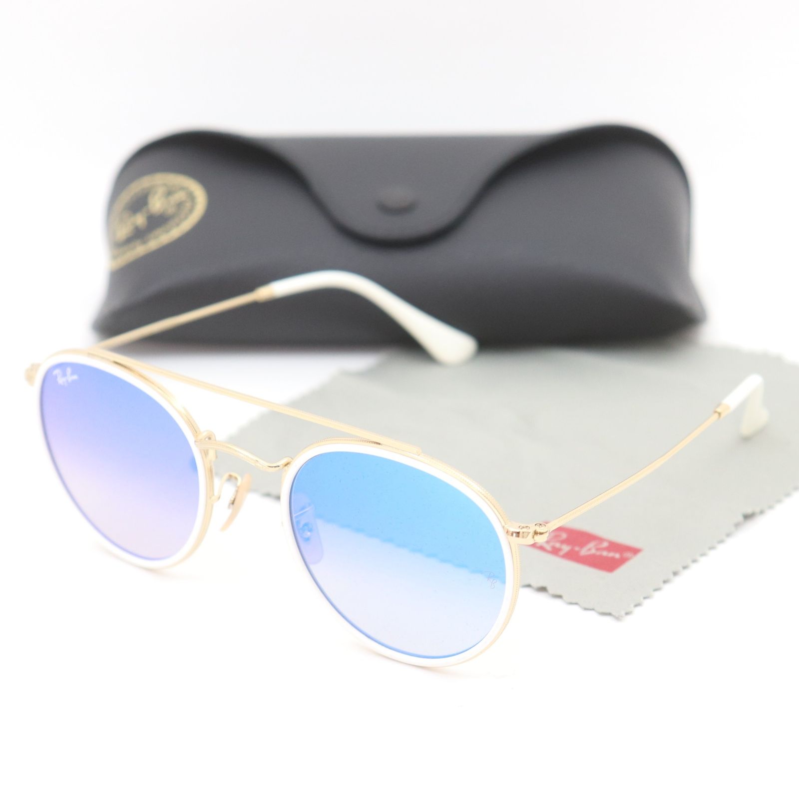 ITOP2CQ0O064 Ray-Ban レイバン RB3647-N ラウンドダブルブリッジ サングラス 51□22 145 ミラーレンズ メンズ  アイウェア - メルカリ