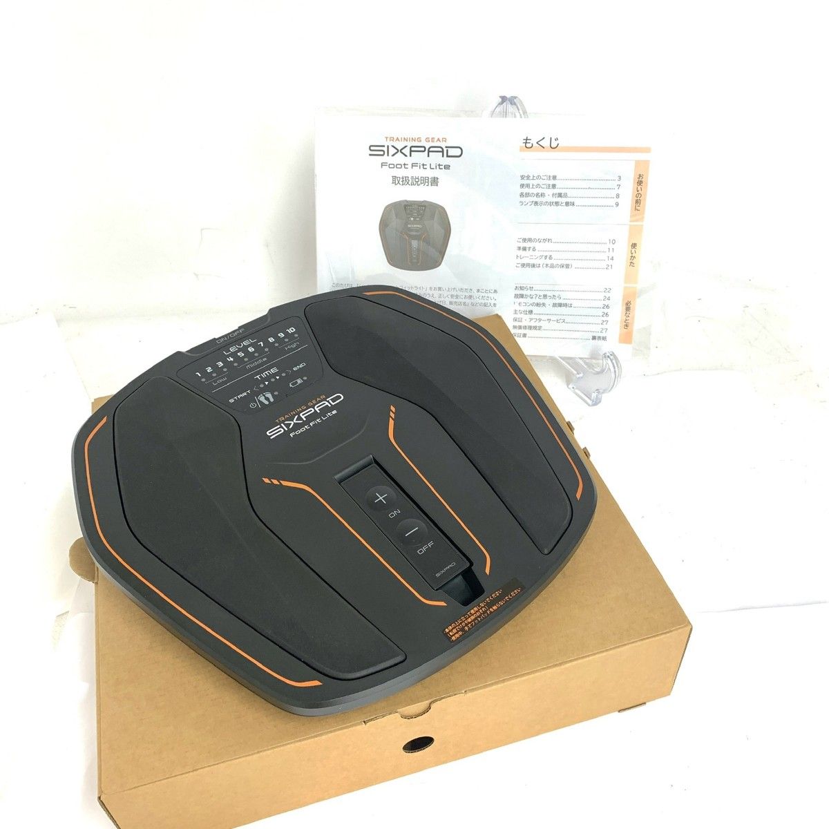 SIXPAD シックスパッド Foot Fit Lite トレーニングギア フットフィットライト SE-AH00A ブラック ユニセックス | 240002231726