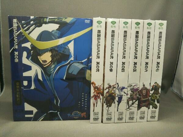 未開封品] DVD 【※※※】[全7巻セット]戦国BASARA弐 其の壱~七 - メルカリ