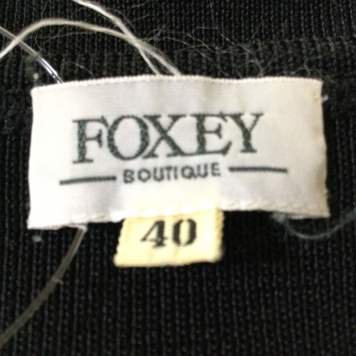 FOXEY(フォクシー) 半袖カットソー サイズ40 M レディース - 黒 リボン ...