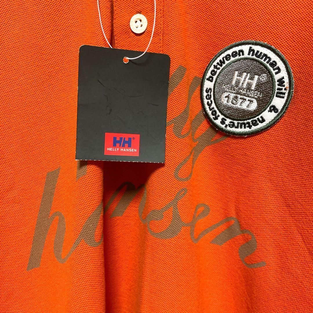 激レア》ヘリーハンセン HELLY HANSEN☆ポロシャツ M 刺繍ロゴ
